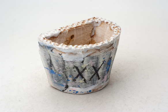 陶器製　植木鉢 HPil-8253 1枚目の画像