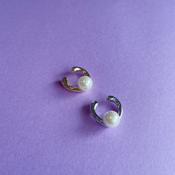 Pearl ear cuff 1枚目の画像