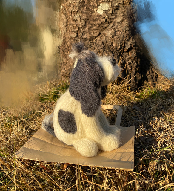 羊毛フェルト【愛犬ぬいぐるみ】オリジナルペット人形 2枚目の画像