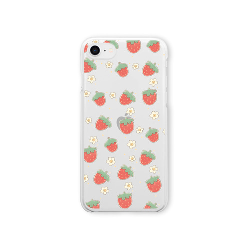 iPhone14pro ケース　ファミリア　いちご 2月限定アート公開！~familiar × COVERARY Collaboration~