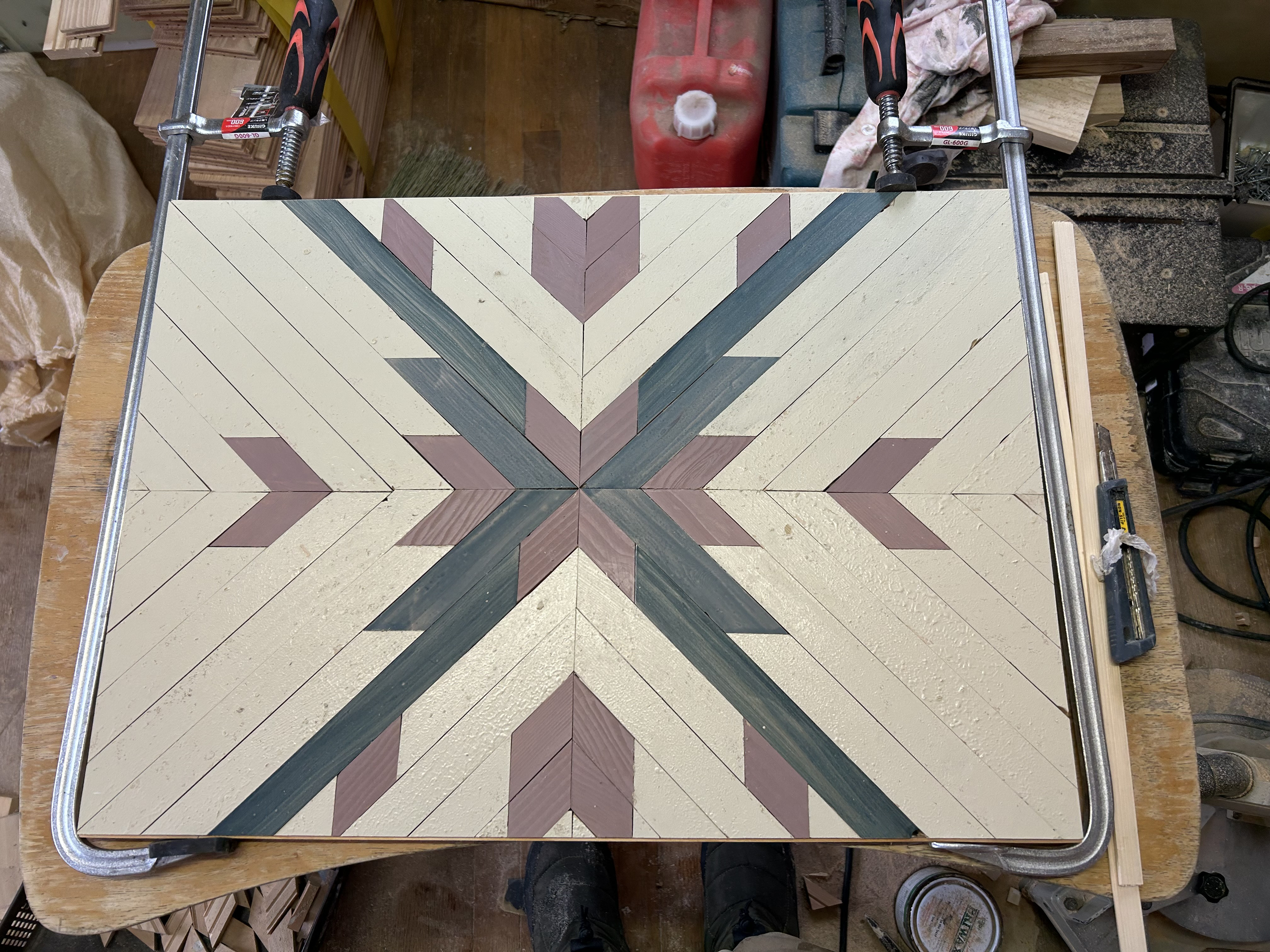 オルテガ柄　パネル