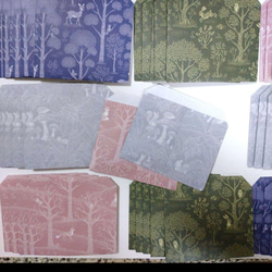 【送料無料】485⭐40枚⭐ミニ封筒⭐豆ポチ袋⭐折り紙・デザインペーパー☆ミニレター☆平袋 ラッピング 2枚目の画像