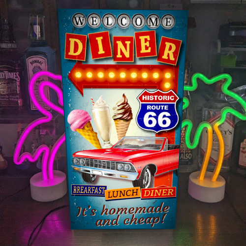 ルート66 ROUTE66 LED 看板 ライト ネオンサイン 仕切っ ネオン管 ルート66 ROUTE66 LED 看板 ライト ネオンサイン 仕切っ ネオン管