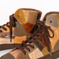 冷萃咖啡 / 尺寸 25.0cm 鞋匠改造運動鞋 皮革運動鞋 第5張的照片