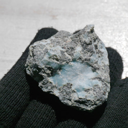 天然石ラリマー約36g約43×20mm(ドミニカ共和国産)母岩付き原石ラフロック鉱物鉱石[lar-240214-03] 8枚目の画像