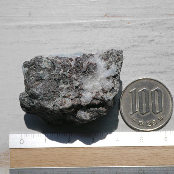 天然石ラリマー約43g約44×29mm(ドミニカ共和国産)母岩付き原石ラフロック鉱物鉱石[lar-240214-05] 7枚目の画像