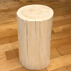 Hinoki  Wood  Stool  No.575 2枚目の画像