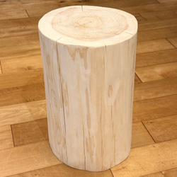 Hinoki  Wood  Stool  No.575 1枚目の画像