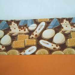 ネコおでんの巾着 お弁当袋 コップ袋 給食袋 ユニーク 個性的 保育園 幼稚園 小学校 高学年 男の子 女の子 巾着 6枚目の画像