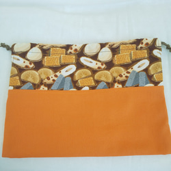 ネコおでんの巾着 お弁当袋 コップ袋 給食袋 ユニーク 個性的 保育園 幼稚園 小学校 高学年 男の子 女の子 巾着 7枚目の画像
