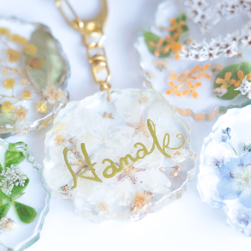 専用 固まるハーバリウム°・*:.。.☆お花のキーホルダー2個セット