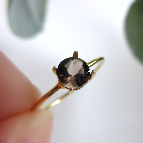 発色美】5mm美粒「バイカラートルマリン」リング 指輪・リング KUON