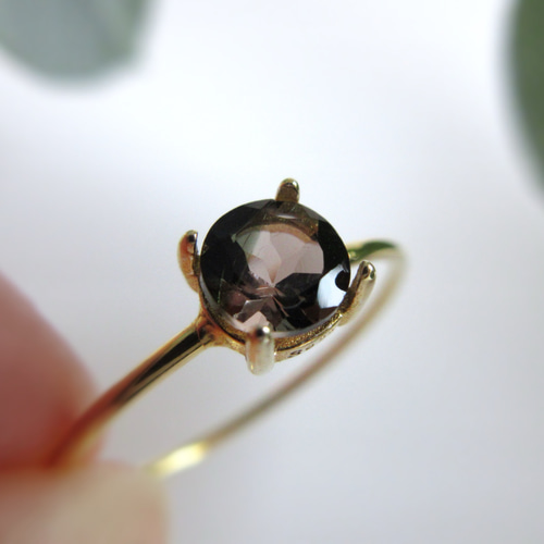 発色美】5mm美粒「バイカラートルマリン」リング 指輪・リング KUON