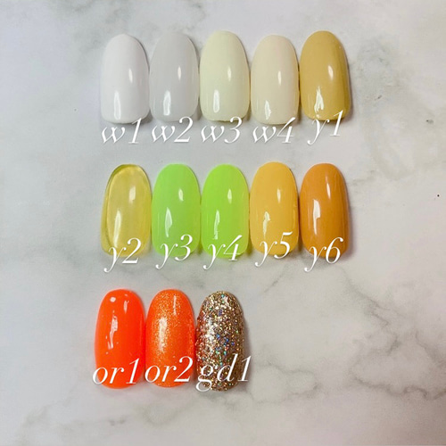 No.57 選べるシンプルワンカラー×パーツ ネイルチップ 韓国 ネイル