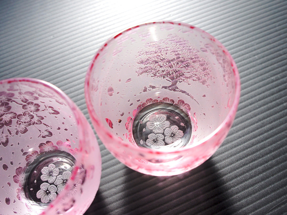 一本桜の猫物語お猪口 7枚目の画像