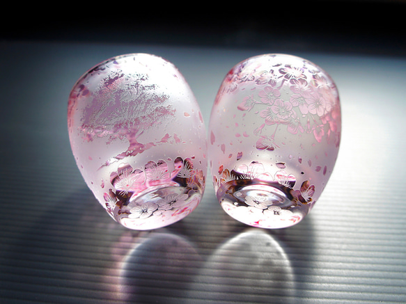 一本桜の猫物語お猪口 8枚目の画像