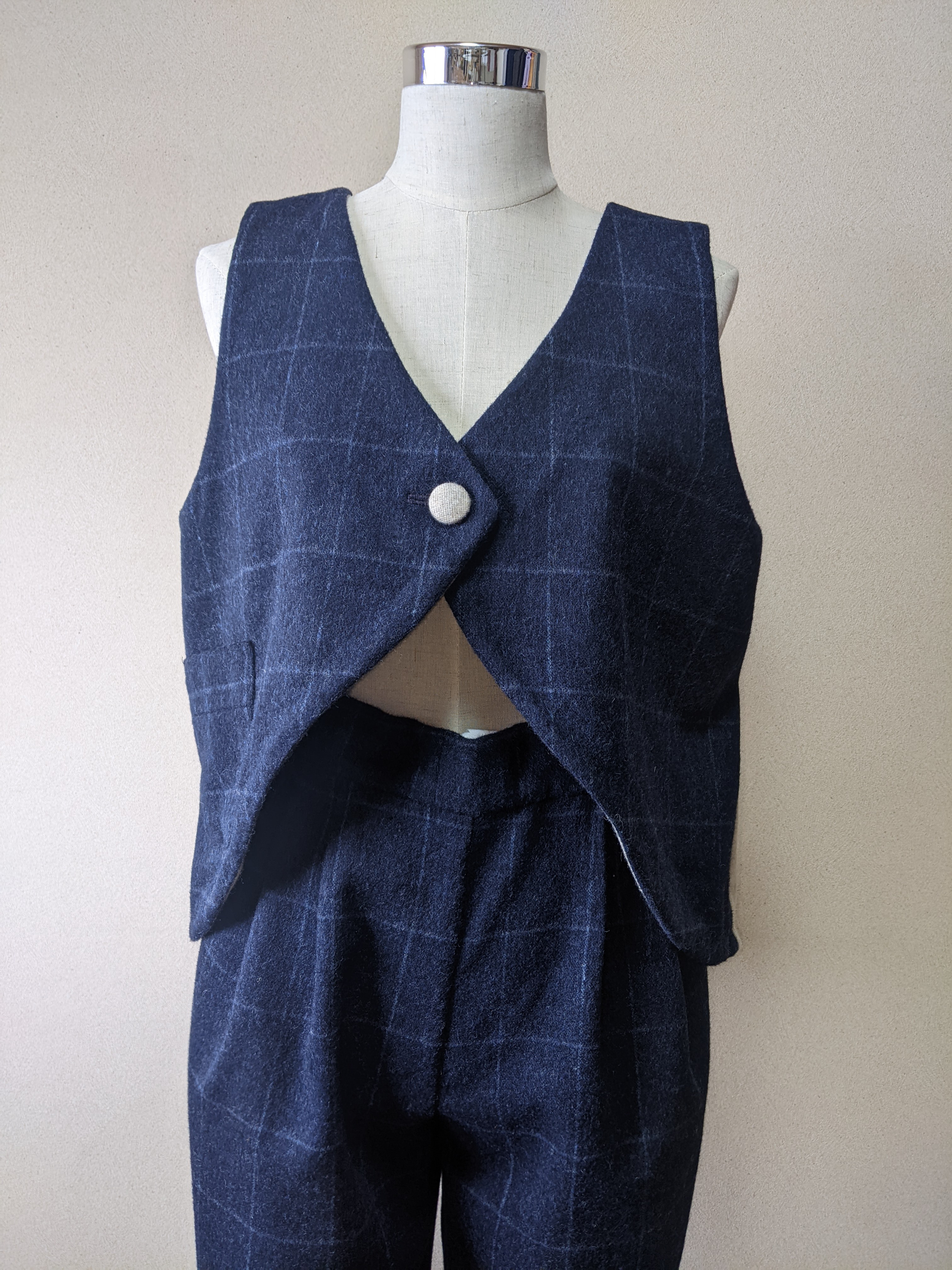 【ウール混】ベスト