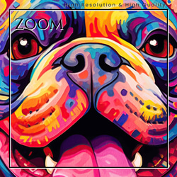 【Heavenly Life（天ノ国） - フレンチブルドッグ犬 No.1】アートポスター 犬の絵 犬の絵画 3枚目の画像
