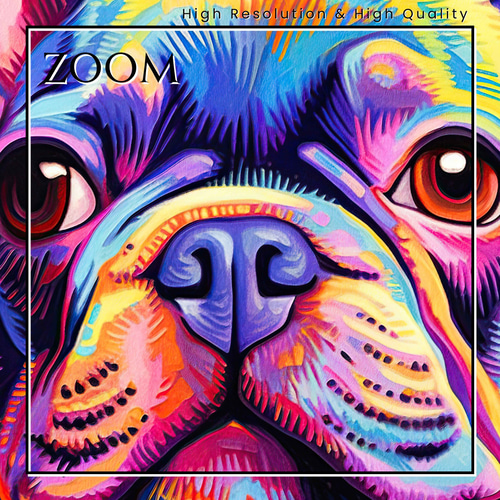 Heavenly Life（天ノ国） - フレンチブルドッグ犬 No.4】アート