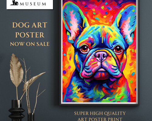 Heavenly Life（天ノ国） - フレンチブルドッグ犬 No.5】アート