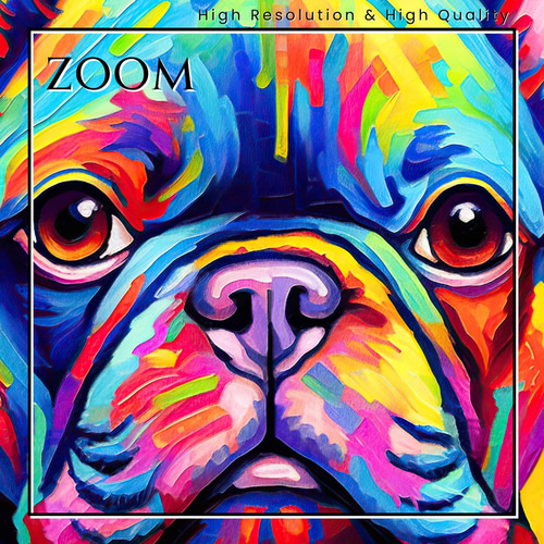 Heavenly Life（天ノ国） - フレンチブルドッグ犬 No.5】アート