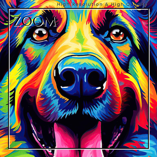 Heavenly Life（天ノ国） - ジャーマンシェパード犬 No.4】アート