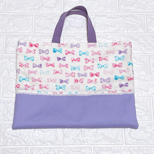 レッスンバッグ☆フラワーDカン付☆送料無料 レッスンバッグ ellen