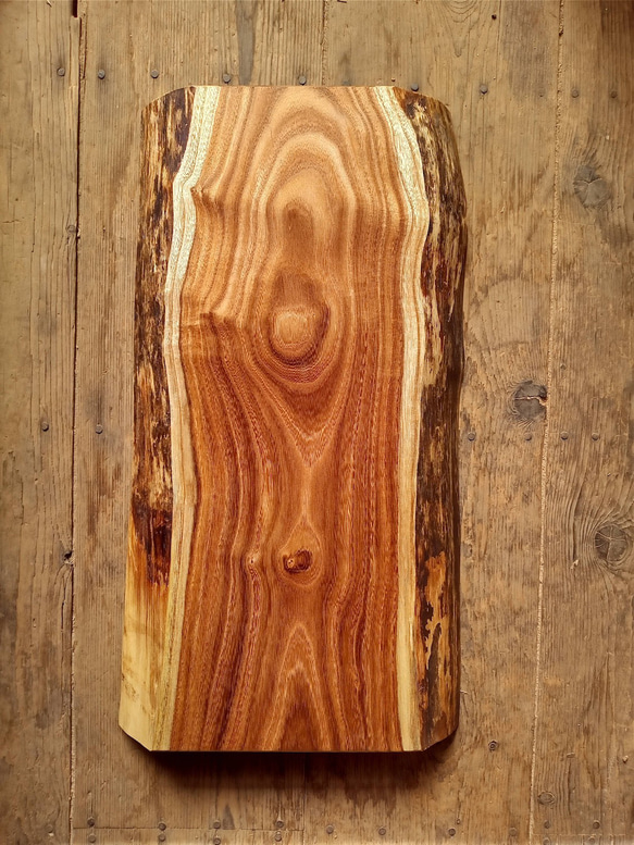 【木製看板製作】 槐 28cm×50cm厚み4.6cm / 一枚板看板 28cm×50cm厚み4 6cm エンジュ