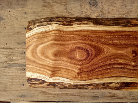 【木製看板製作】 槐 28cm×50cm厚み4.6cm / 一枚板看板 28cm×50cm厚み4 6cm エンジュ