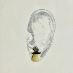 Sasha　サーシャ　片耳　クリップイヤリング　１点もの 4枚目の画像