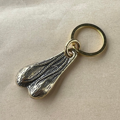 1個 ブルズボール 牛 睾丸 バンパーナッツ トラックナッツ 真鍮 キー