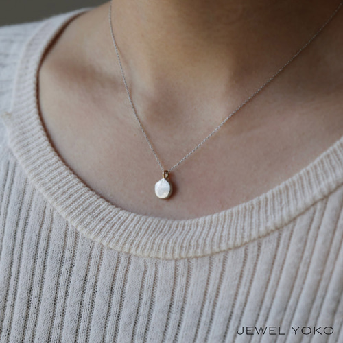 大人気!! 4℃ K18 シルバー コンビカラー ネックレス 大人気!! 4℃ K18 シルバー コンビカラー ネックレス (4