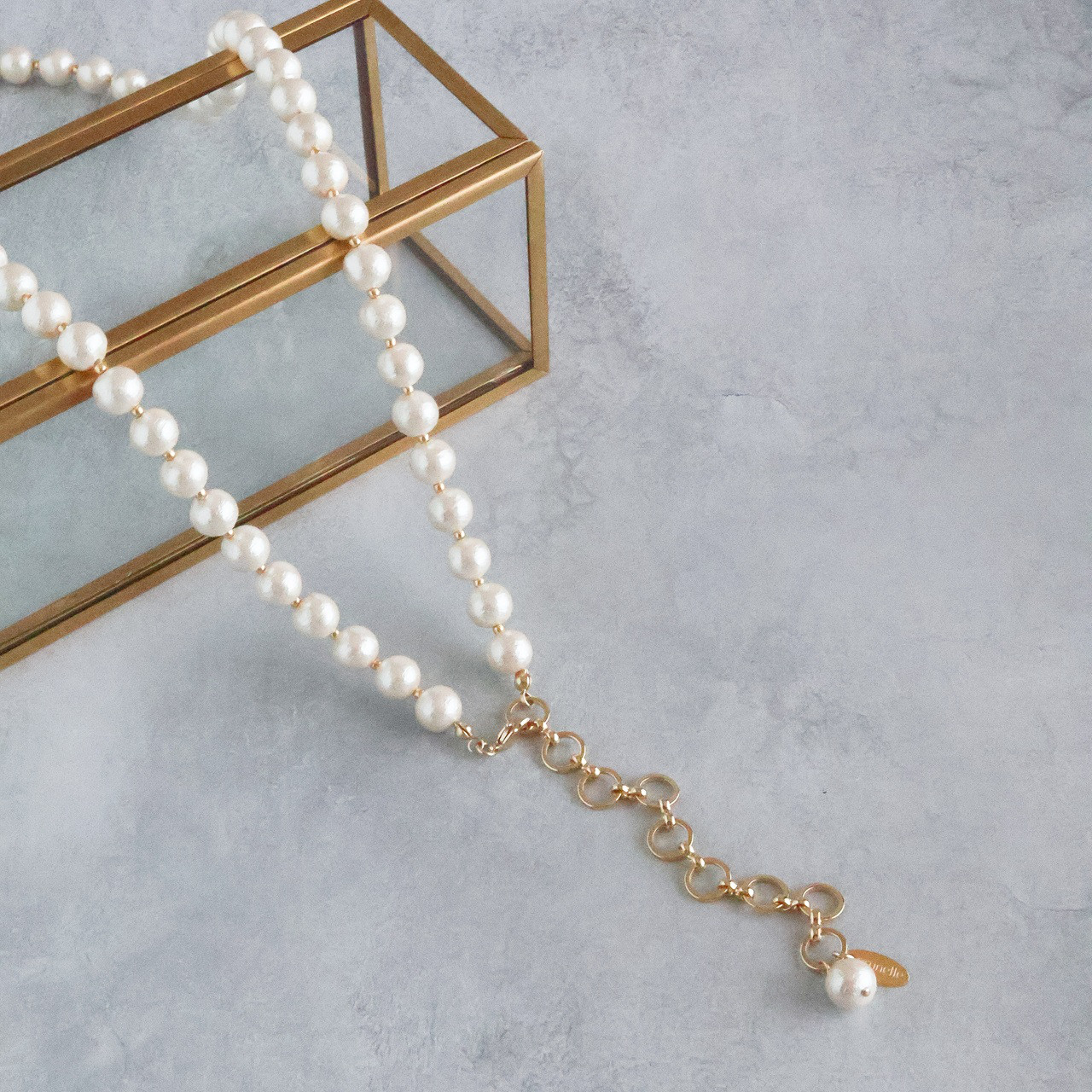 春月 ー マルチウェイ コットンパールネックレス