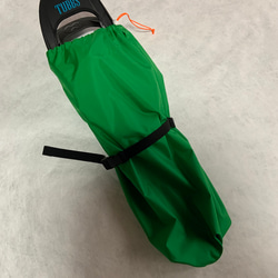 スノーシューケース☆レディース☆グリーン☆スタッフサック☆ナイロン
