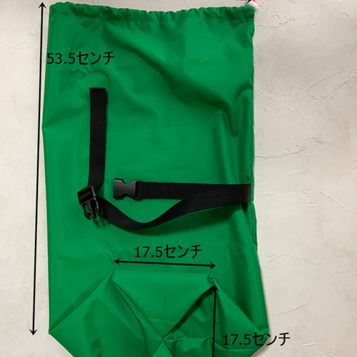 スノーシューケース☆レディース☆グリーン☆スタッフサック☆ナイロン