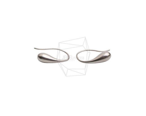 ERG-2628-MR【2個入り】シンプルピアスフック,Simple Line Hook Ear Wires 1枚目の画像