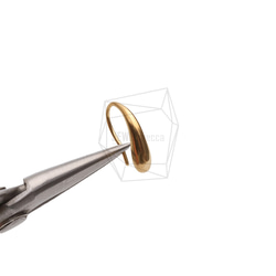 ERG-2629-MG【2個入り】シンプルピアスフック,Simple Line Hook Ear Wires 4枚目の画像