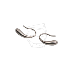 ERG-2629-MR【2個入り】シンプルピアスフック,Simple Line Hook Ear Wires 2枚目の画像