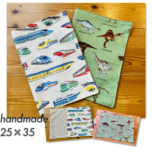 ハンドメイド⭐︎給食セット 21. 緑きょうりゅう ハンドメイド⭐︎給食セット 21. 緑きょうりゅう