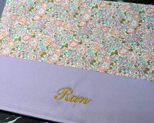 kei　ランチョンマット　お弁当袋　りぼん刺繍生地　防災頭巾カバー kei様 専用 ランチョンマット お弁当袋 りぼん刺繍生地 防災頭巾