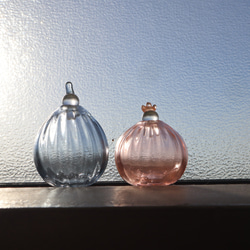 泡沫 お香たて【沖縄・琉球ガラス】 《一輪挿し・花器