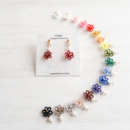 確認用 パールレース❤︎アンティーク風 レース編みのミニチュアバッグ