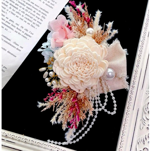 オーダー受付　コサージュor髪飾り プリザーブドフラワー コサージュor髪飾り プリザーブドフラワー オーダー受付