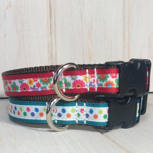 犬首輪 幅1.9㎝ Twinkle Dot リード・首輪 MontanaDog 通販 17284027