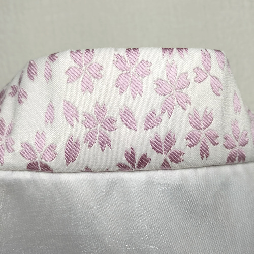 99歳白寿祝い東の桐生織『桜』ちゃんちゃんこ2点セット 着物 CHIZUyou+