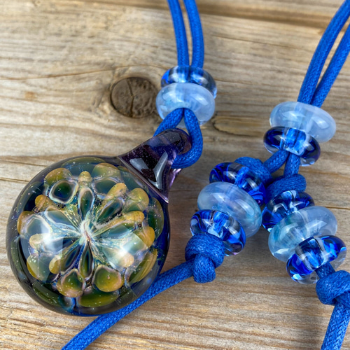 Fume Dot Glass Implosion ボロシリケイトガラスペンダント