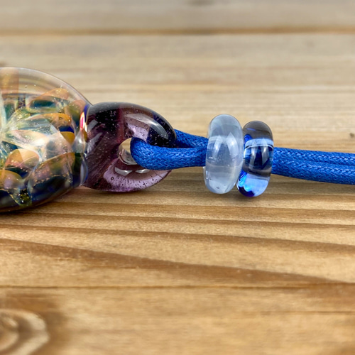 Fume Dot Glass Implosion ボロシリケイトガラスペンダント WITF20