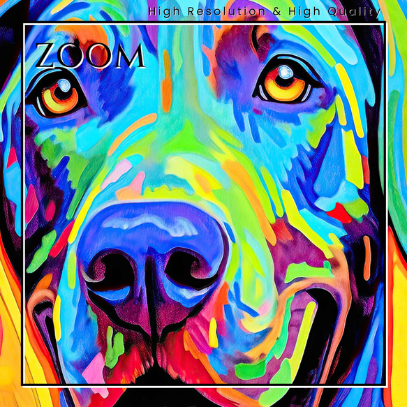 【Heavenly Life（天ノ国） - グレートデン犬 No.3】アートポスター 犬の絵 犬の絵画 3枚目の画像