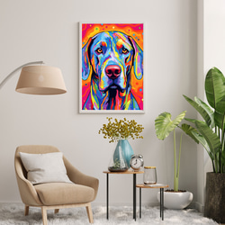 【Heavenly Life（天ノ国） - グレートデン犬 No.5】アートポスター 犬の絵 犬の絵画 7枚目の画像