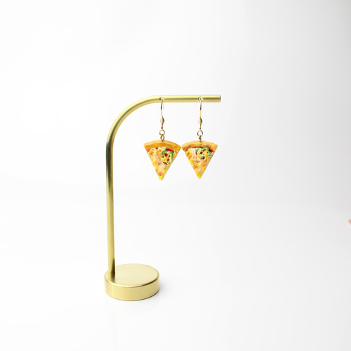 こだわりの ピザ （ ピアス/イヤリング/チャーム/キーホルダー